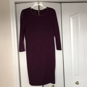 Brand new wine colored dress